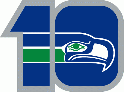 Seattle Seahawks 1985 Anniversary Logo DIY iron on transfer (heat transfer)